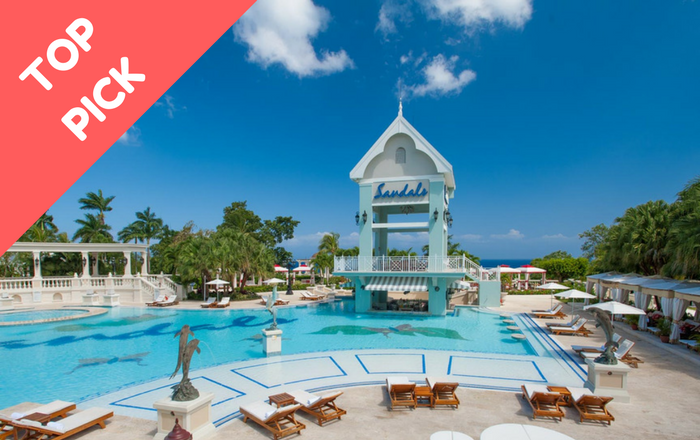 Main image for the offer: Sandals Half-Price Sale with Upgraded Premium Return Flights.